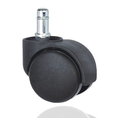50 mm czarny, z górnej płyty, Nylon Twin Sound Meubles Universal Castor Wheels