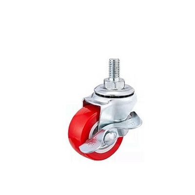 Czerwony koło 25mm -75mm Universalne krzesło biurowe koło